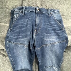 G-Star Raw Men's 5620 3D Zip Knee Skinny Jeans Size W33 L32